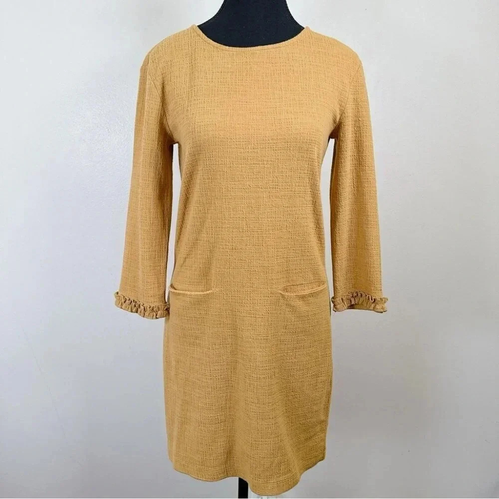 Cynthia Rowley Cotton Three Quarter Sheath Dress
